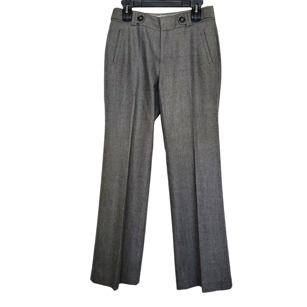 Banana Republic Womens Pants sz 4 Jackson Fit slacks wool gray